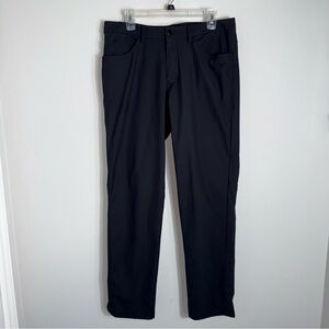 Lululemon Men's ABC Classic Fit 5 Pocket Pant-Black-Size 34 X 34" Inseam